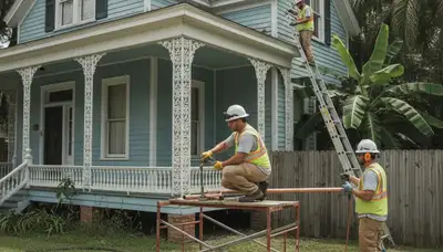Plumber repairing a pipe in New Orleans, LA for residential plumbing service
