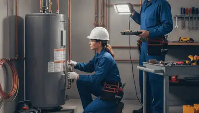 Plumber repairing a pipe in New Orleans, LA home for reliable plumbing service
