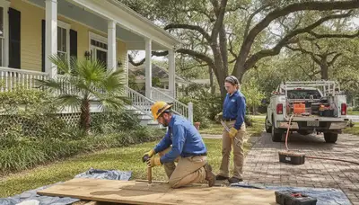 Professional plumber repairing a pipe in New Orleans, LA for plumbing repair services