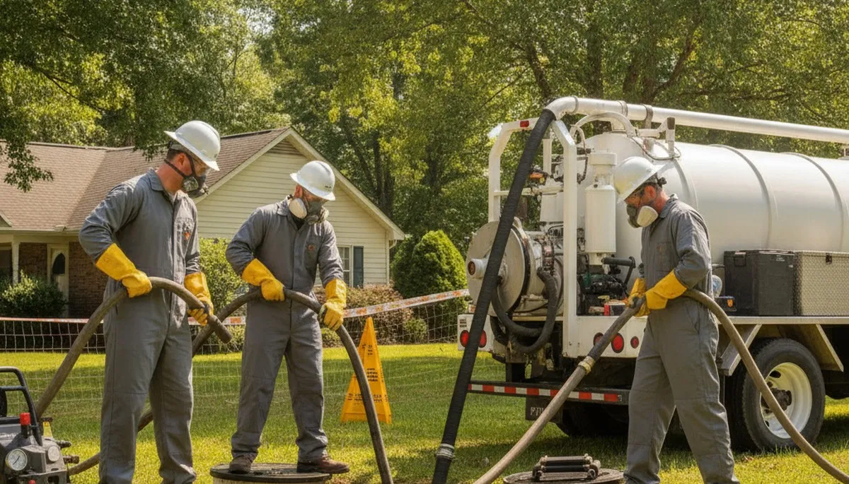 Septic tank cleaning service in New Orleans, LA for reliable home plumbing maintenance