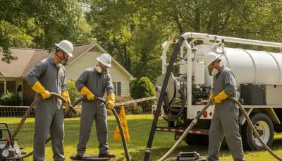 Septic tank cleaning service in New Orleans, LA for reliable home plumbing maintenance