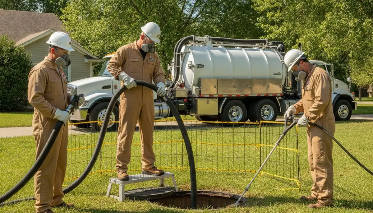 Septic tank cleaning service in New Orleans, LA for home plumbing repair and maintenance