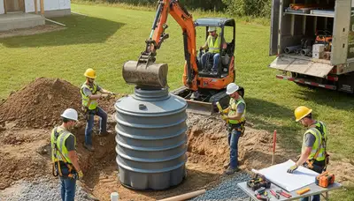 Septic tank installation for New Orleans, LA home by licensed plumbing pros
