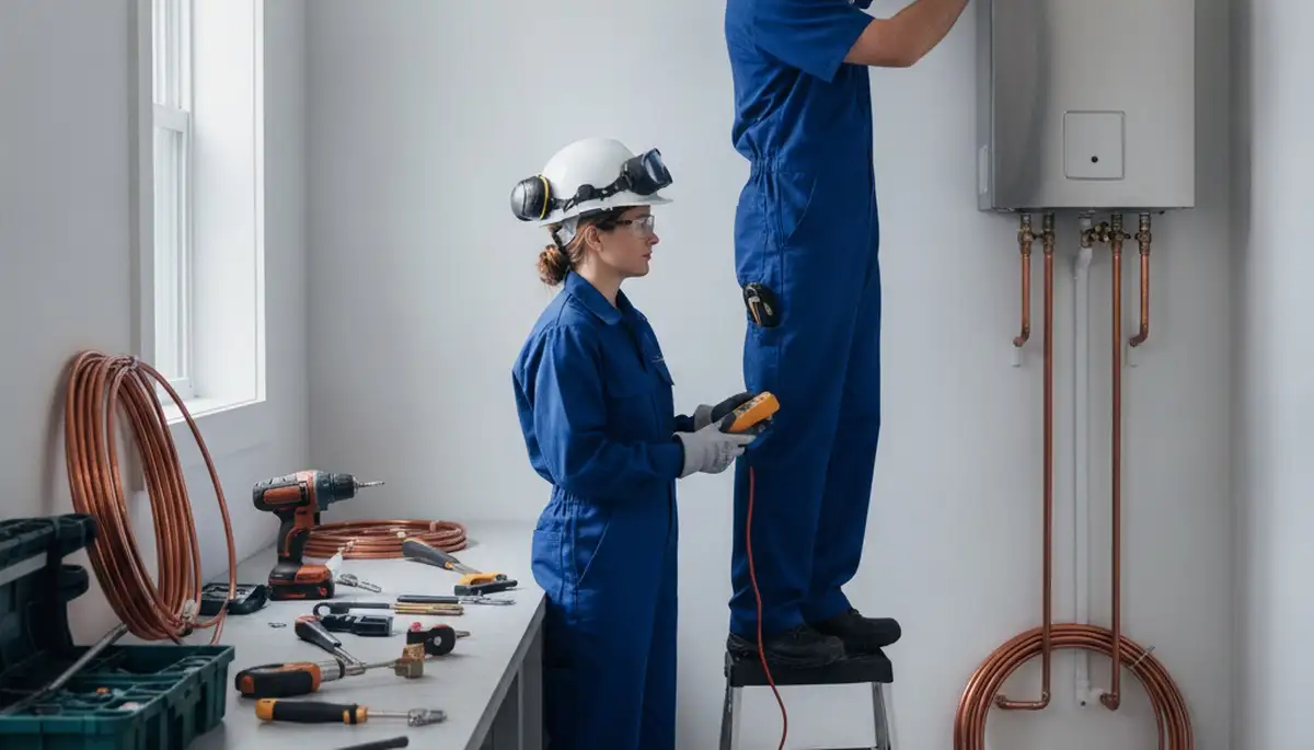 Tankless water heater installation service in New Orleans, LA for reliable hot water