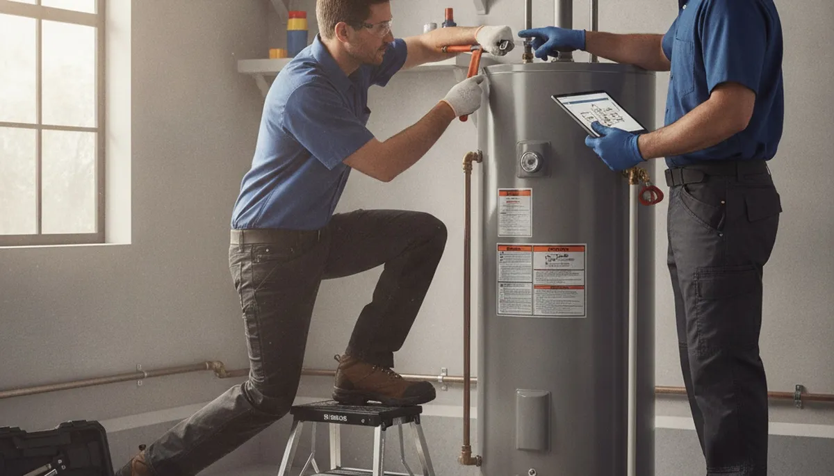 Water heater repair technician serving New Orleans, LA for reliable plumbing service